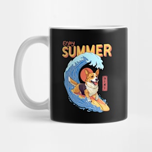 Corgi Enjoy Summer Mug